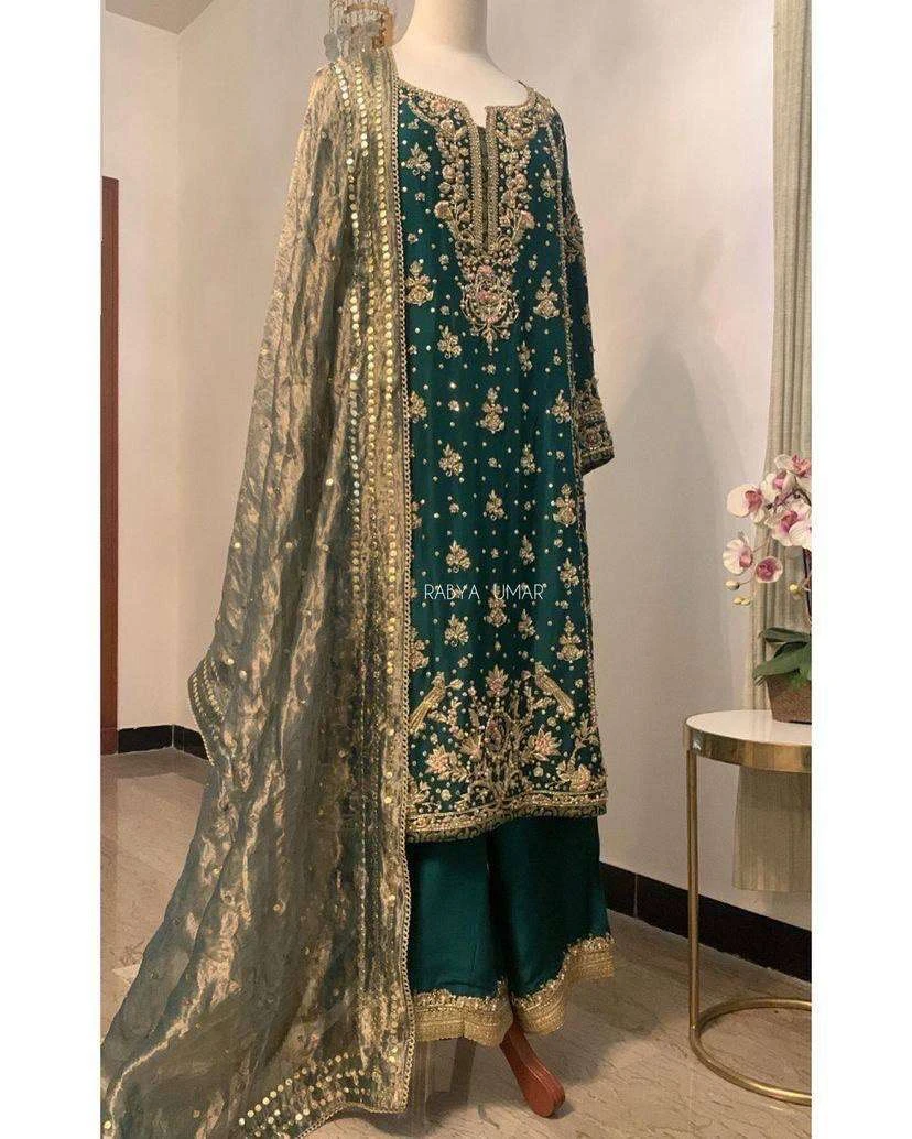 Vardan Ethnic Lc 1272 Chinon Silk Wholesale Pakistani Party Wear Salwar Suit — Wholesale Salwar Suits, MPA wholesale from Surat - Gallery Image 2